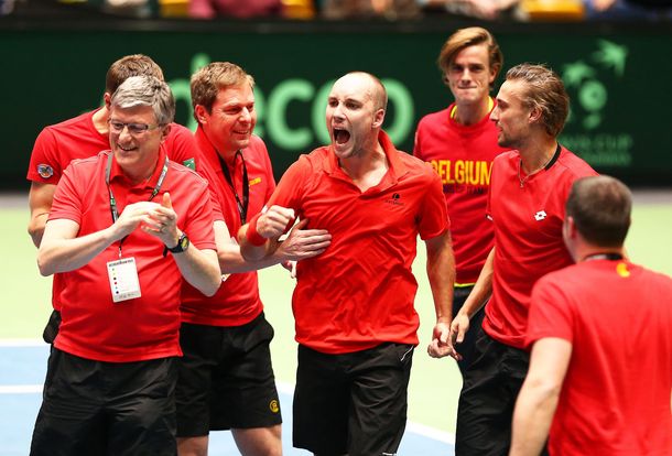 El N°1 belga consumó el gran triunfo de su equipo