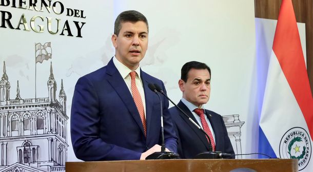 El presidente Luis Lacalle Pou y su par de Paraguay
