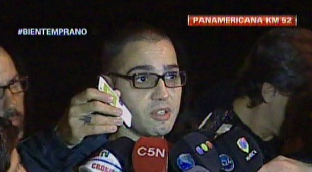 El hijo de Aliverti se fue de la reconstrucción del accidente