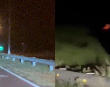 Misterio en la ruta: filmaban la luna y vivieron una escalofriante experiencia paranormal