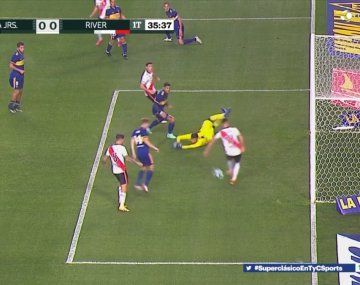 VIDEO: El insólito gol que se perdió River ante Boca