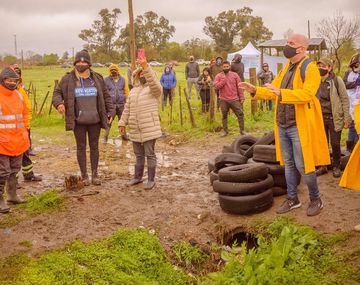 Sergio Berni pidió postergar el desalojo en Guernica por el temporal