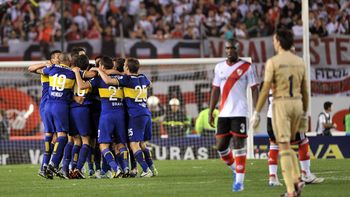 boca se quedo con el clasico y festejo ante river boca se quedo con el clasico y festejo ante river