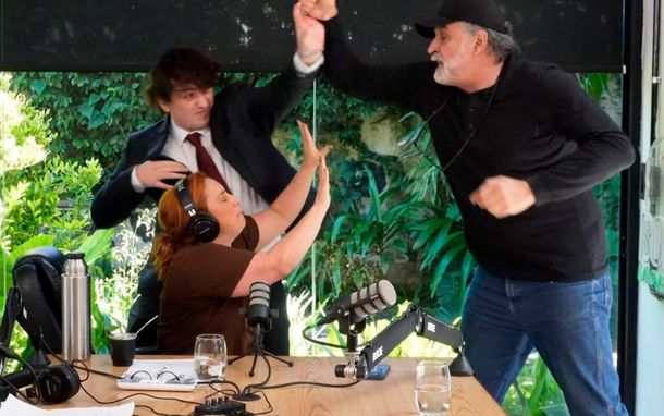 La parte que no se vio de la pelea entre Eduardo Belliboni y Fran Fijap: A mí no me digas bolud...