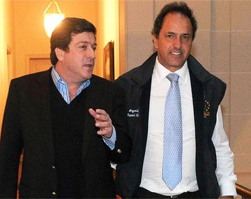 Gabriel Mariotto y Daniel Scioli