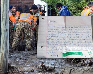 La emotiva carta que le envió una nena a los soldados de Comodoro