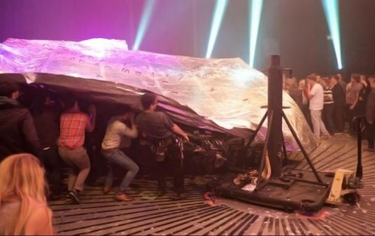Cuatro heridos en un show de Fuerza Bruta en Londres