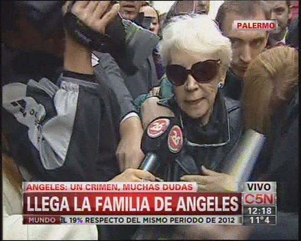 La familia de Ángeles Rawson declara en la fiscalía