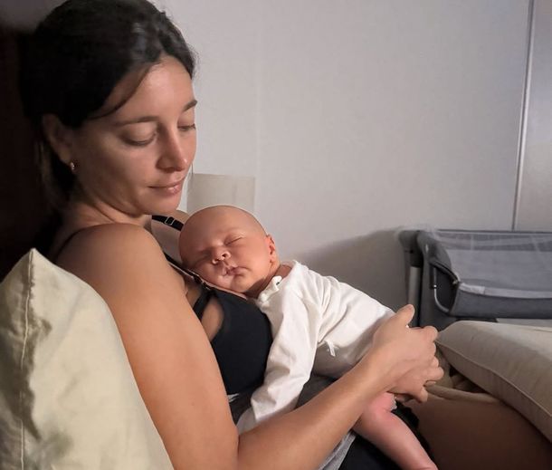 Sol Pérez compartió un video entrenando con su bebé en brazos y sorprendió a todos