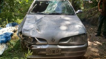 Así quedó el auto del mecánico Así quedó el auto del mecánico