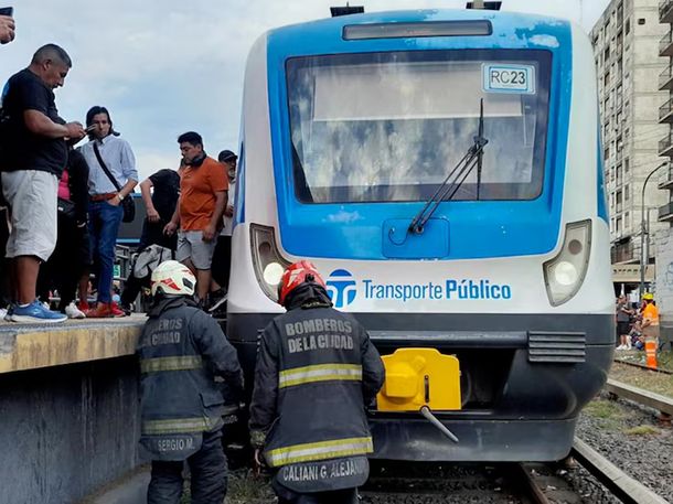 El tren Sarmiento arrolló a un hombre en la estación Liniers: cómo está