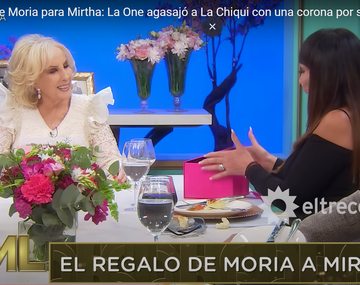 ¿Vos nos querés a Susana y a mí? La pregunta de Mirtha Legrand a Moria Casán