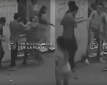 Batalla campal en La Plata