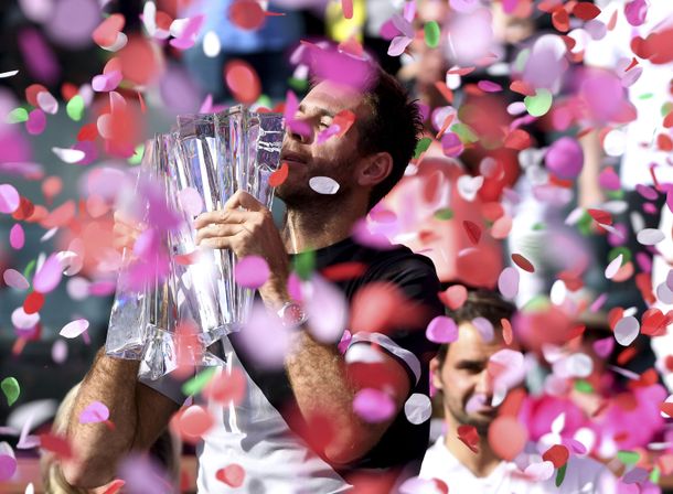 Juan Martín del Potro se consagró campeón del torneo de ATP Master de Indian Wells