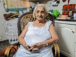 Genoveva González, la abuela de 91 años que fue con una pistola a la comisaría. Gentileza: diario La Voz de San Justo Genoveva González, la abuela de 91 años que fue con una pistola a la comisaría. Gentileza: diario La Voz de San Justo
