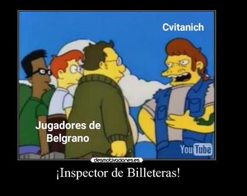 En Twitter publicaron los memes por la jugada de Rigamonti y Cvitanich.