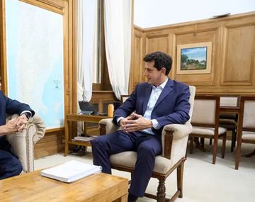 Wado de Pedro recibió a Guillermo Francos por la transición