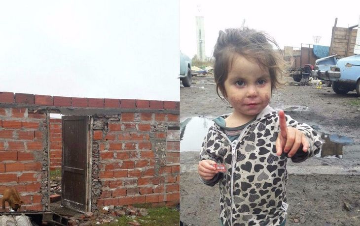 La familia está compuesta por un matrimonio y sus cuatro pequeñas hijas