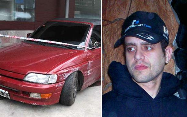 Auto chocado por Carlos Nair Menem