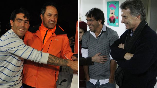 Tevez: Tomé la decisión de no pegarme ni a Macri ni a Scioli