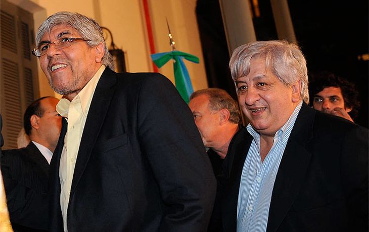 Hugo Moyano y Julio Piumato