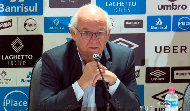 El presidente de Gremio, Romildo Bolzán, fue contundente: Nos van a dar la clasificación