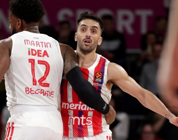 Campazzo debutó en la Euroliga con el Estrella Roja: convirtió 16 puntos
