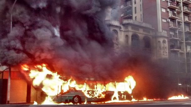 Ocurrió sobre la avenida Belgrano