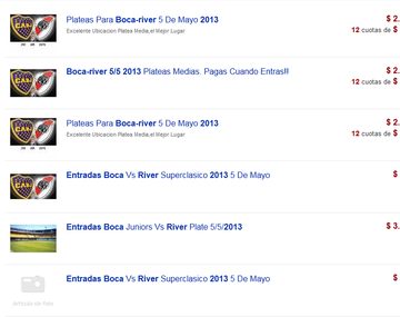 Explota la reventa de entradas para el Superclásico