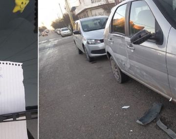 Choque por hielo en las calles de Neuquén - Crédito:&nbsp;Carla Sanhueza/lmneuquen