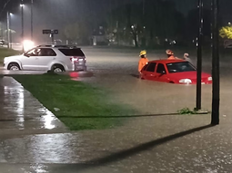 Inundación en Coronel Suárez. Foto de @herrada57. Inundación en Coronel Suárez. Foto de @herrada57.