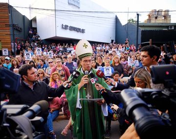 El Papa envió una carta que leyeron en la misa por Fernando Báez Sosa