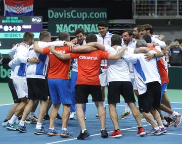 Croacia le ganó a Francia y ahora espera a la Argentina en la final de la Copa Davis