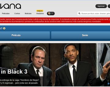 Cuevana pide a sus usuarios que cambien sus passwords