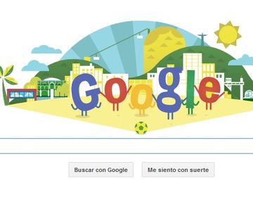 Google celebró la llegada del Mundial con un nuevo doodle