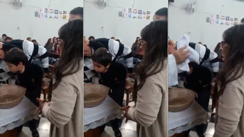 anticristo: lo estaban bautizando y se puso a insultar al cura en pleno altar anticristo: lo estaban bautizando y se puso a insultar al cura en pleno altar