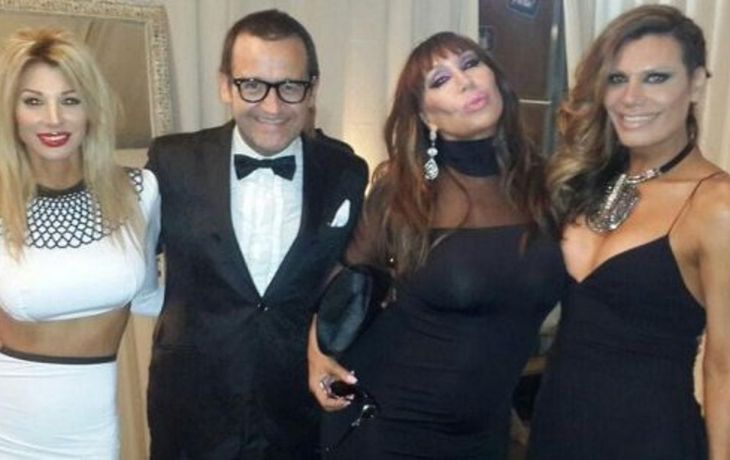 Moria Casán fue con nuevo novio al casamiento de Cirio e Insaurralde