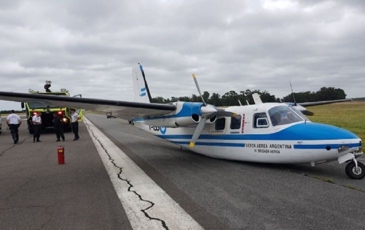 Cerraron el aeropuerto de Mar del Plata tras un accidente de un avión