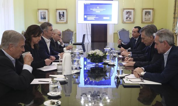 Una de las últimas reuniones de Gabinete de Mauricio Macri