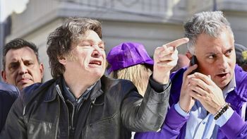 milei se bajo de la campana electoral en la provincia: sigue santilli solo milei se bajo de la campana electoral en la provincia: sigue santilli solo