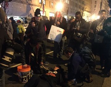 Disuadieron una manifestación contra Trump con gas pimienta