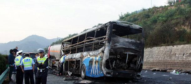 Accidente en China