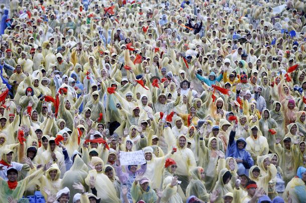Las imágenes del papa Francisco en Filipinas