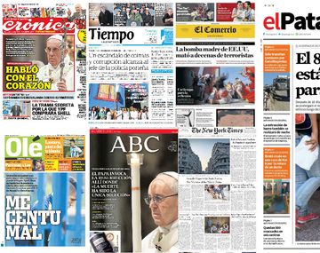 Mirá las tapas de los diarios