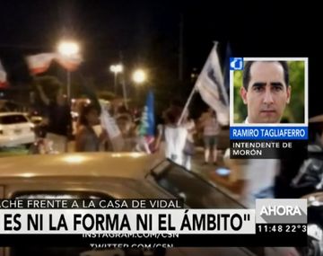 Tagliaferro, sobre el escrache a Vidal