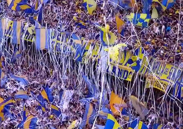 Así fue el impresionante recibimiento de la hinchada de Boca en el duelo ante Racing