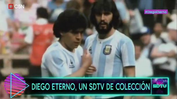 Histórico y emocionante clip de apertura de Sobredosis de TV en homenaje a Diego Maradona