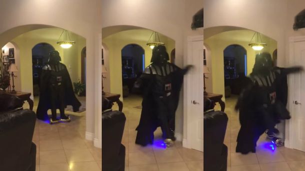 En la Estrella de la Muerte no pasaba: Darth Vader sucumbió a la gravedad