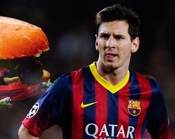 Messi ya tiene su hamburguesa