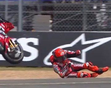 El impresionante accidente que sufrió Marc Márquez en la Sprint del MotoGP